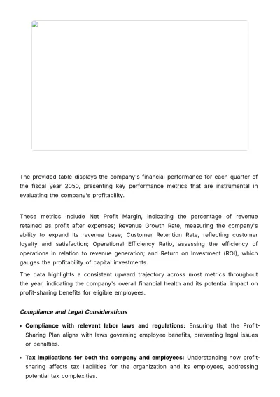 Free Profit-Sharing Plan Documentation HR Template to Edit Online