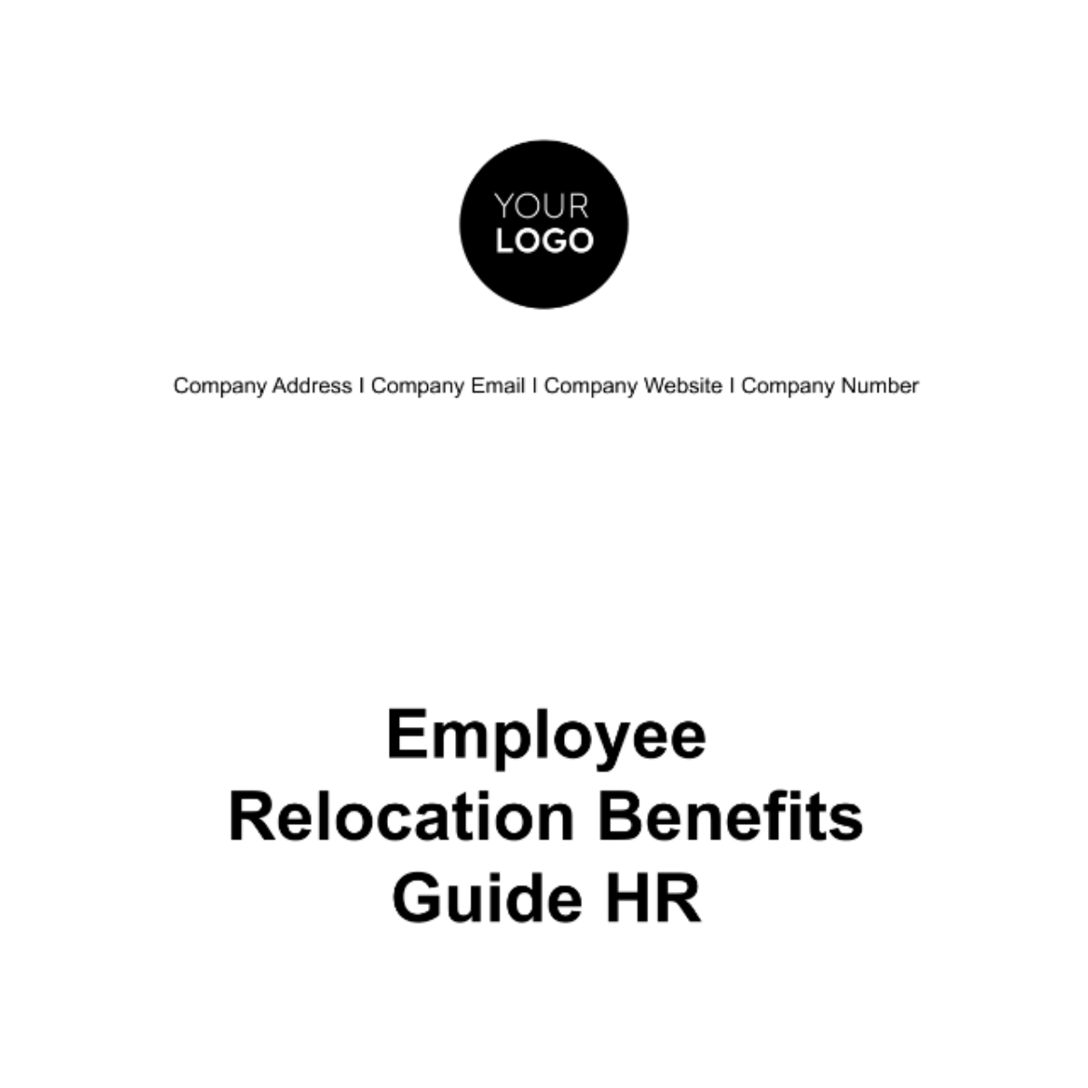 Employee Relocation Benefits Guide HR Template Edit Online Download