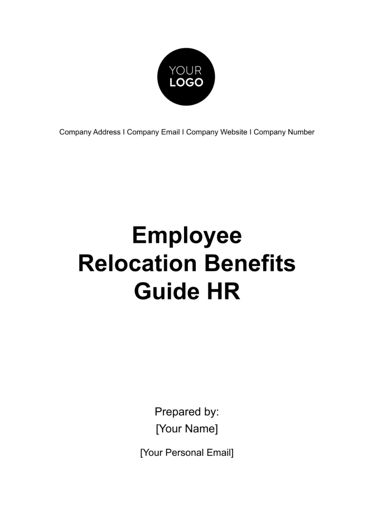 Employee Relocation Benefits Guide HR Template - Edit Online & Download