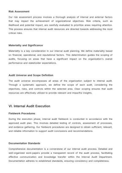 Free Internal Audit Accounting Administration Manual Template to Edit Online