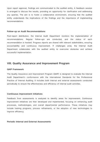 Free Internal Audit Accounting Administration Manual Template to Edit Online