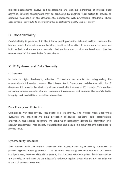 Free Internal Audit Accounting Administration Manual Template to Edit Online