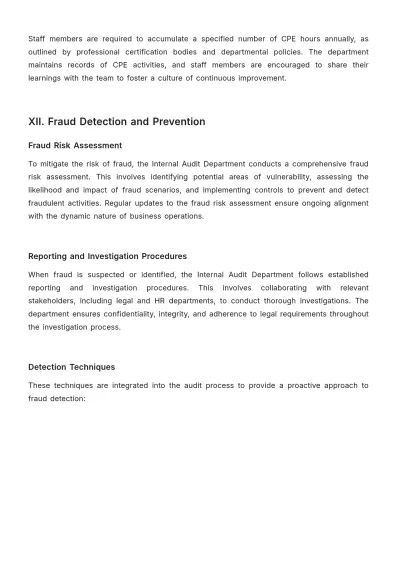 Free Internal Audit Accounting Administration Manual Template to Edit Online