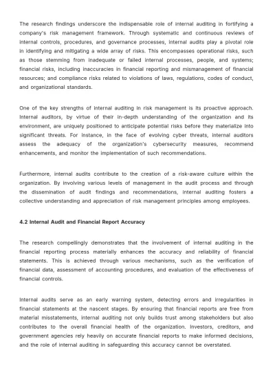 Free Extensive Internal Audit Accounting Research Template to Edit Online