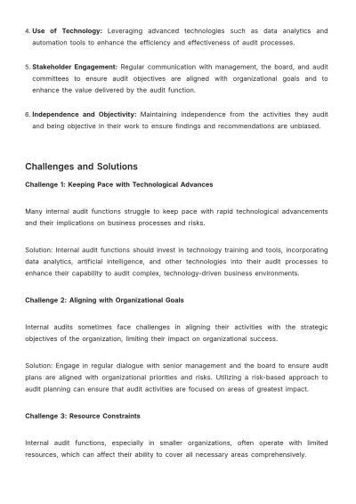Free Extensive Internal Audit Accounting Research Template to Edit Online