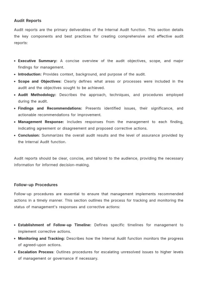 Free Internal Audit Accounting Procedures Manual Template to Edit Online