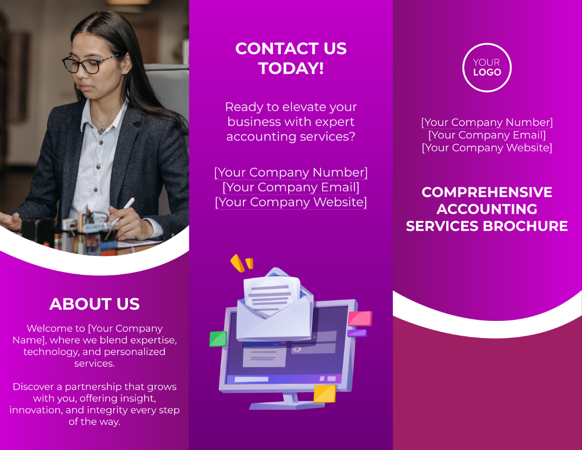 Comprehensive Accounting Services Brochure Template
