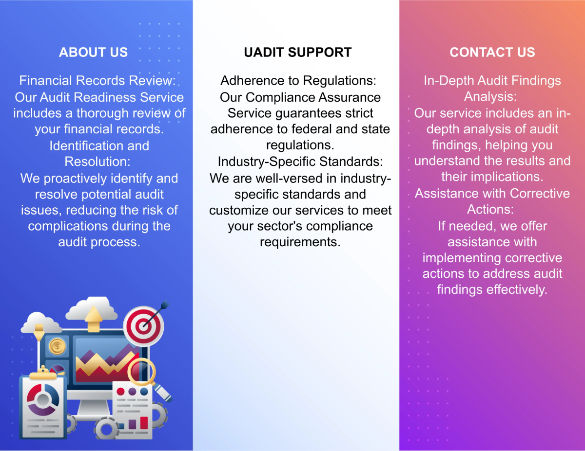 Free Audit Preparation and Support Brochure Template to Edit Online