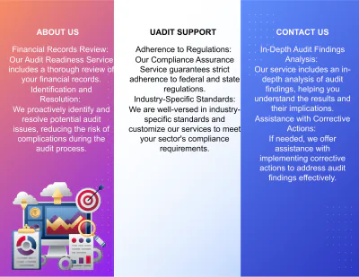Free Audit Preparation and Support Brochure Template to Edit Online