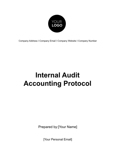 Free Internal Audit Accounting Protocol Template to Edit Online