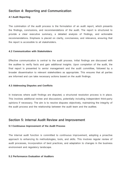 Free Internal Audit Accounting Protocol Template to Edit Online