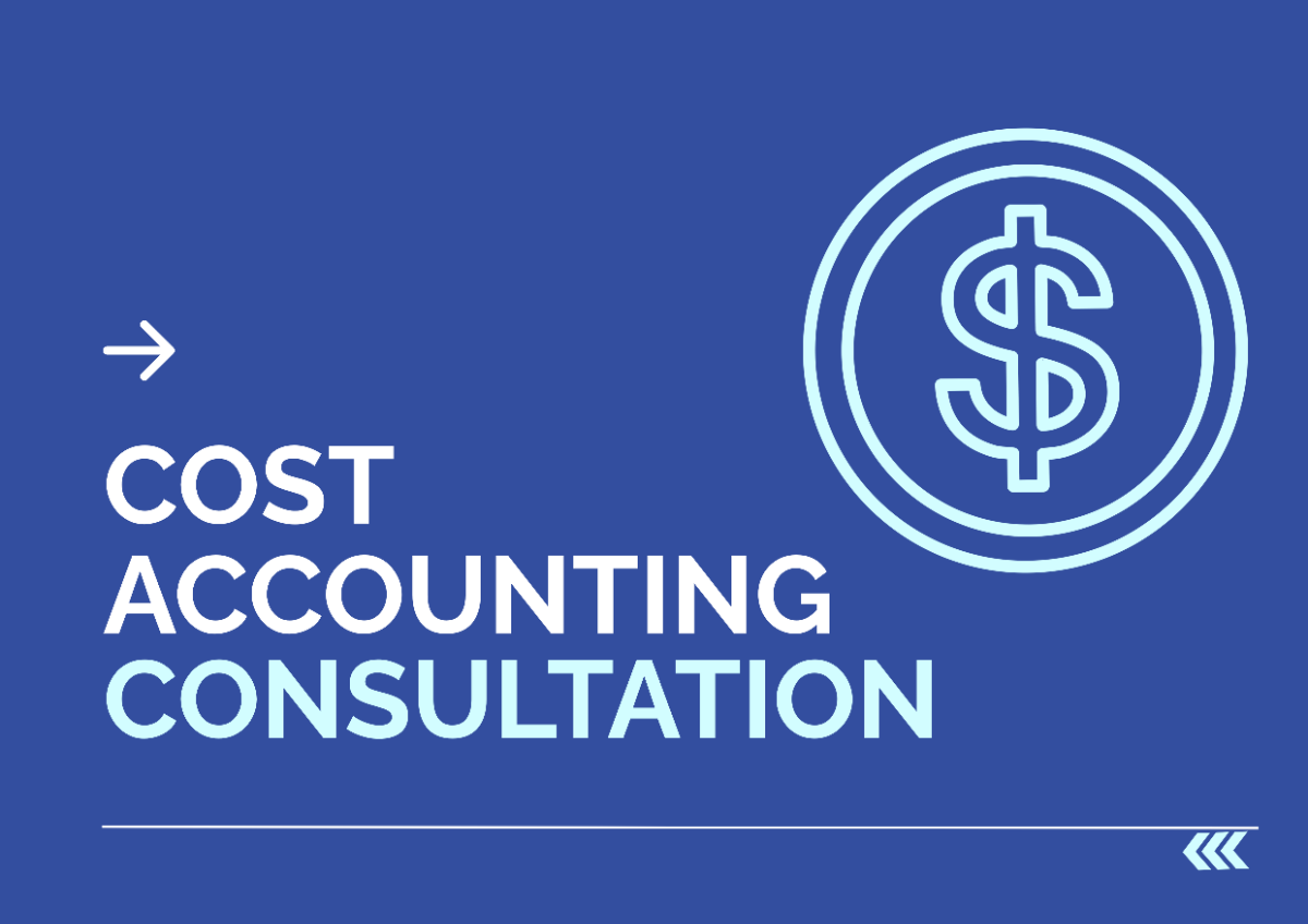 Cost Accounting Consultation Zone Signage Template