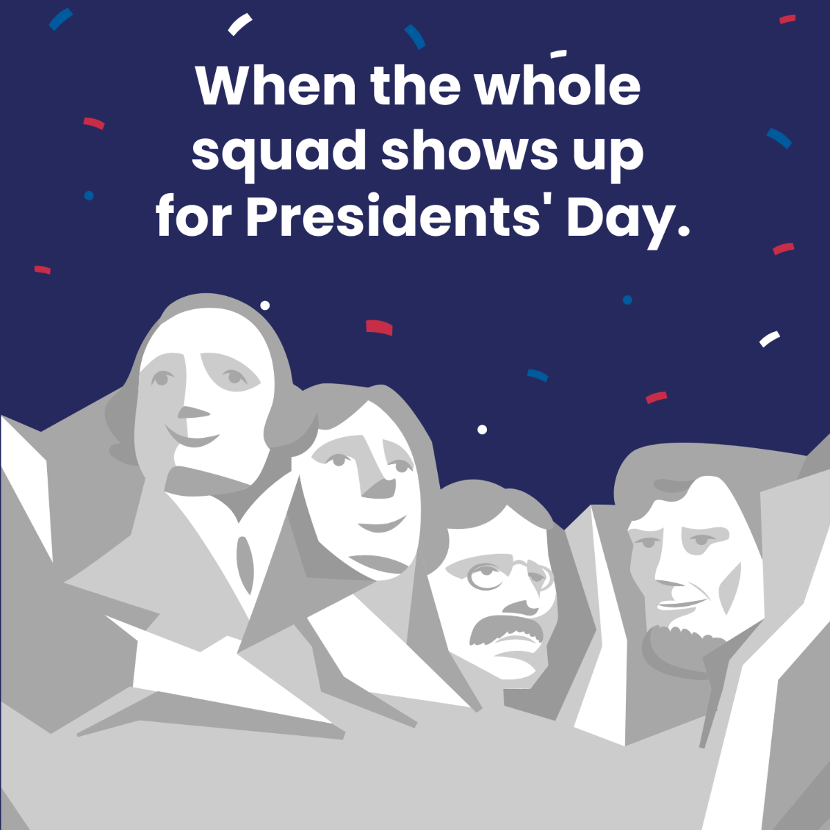 Free President's Day Meme Template 