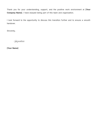 Free 1 Week Notice Template to Edit Online