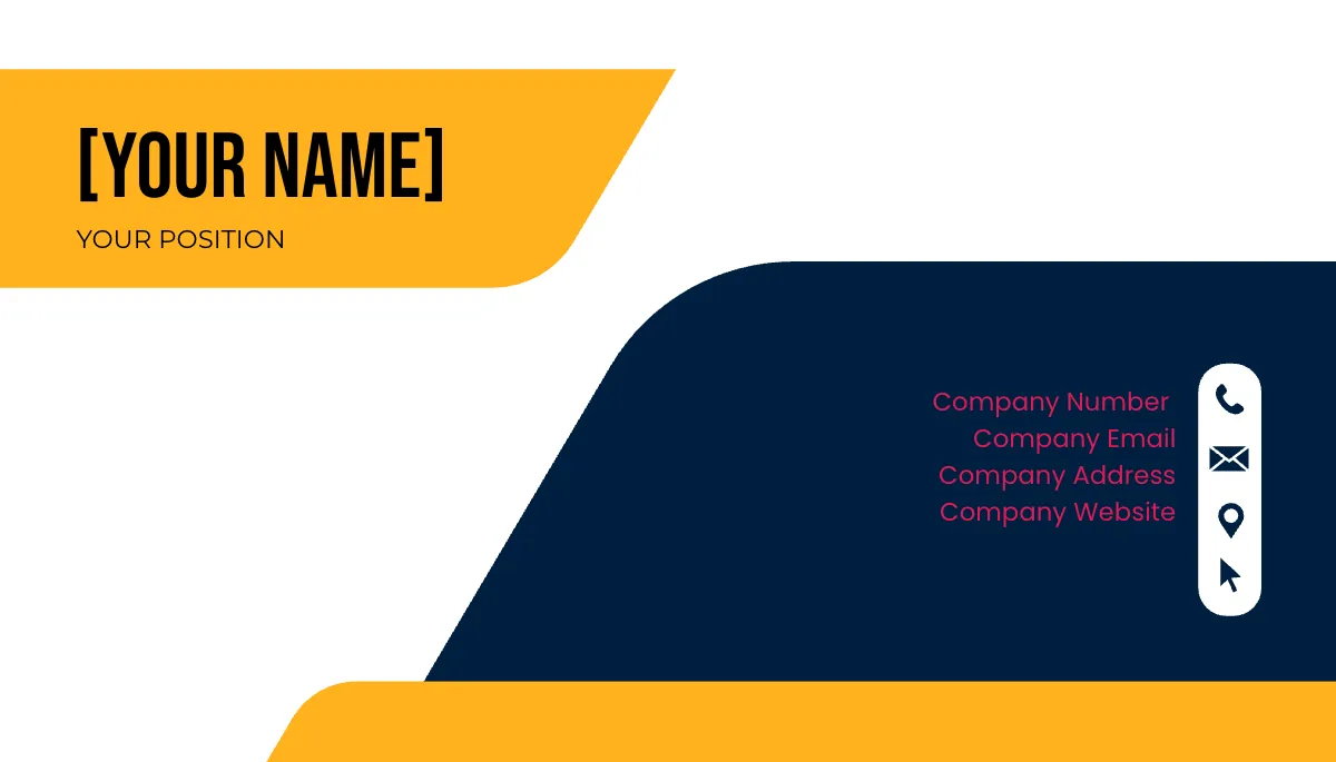 Free Inventory Accountant Business Card Template to Edit Online