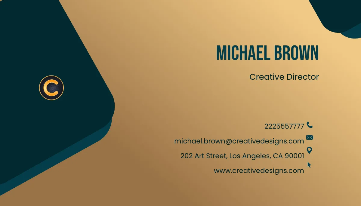 Free Management Accountant Business Card Template to Edit Online