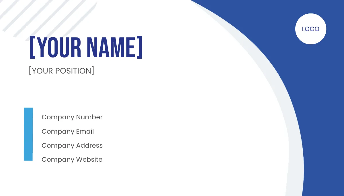 Free Tax Accountant Business Card Template to Edit Online