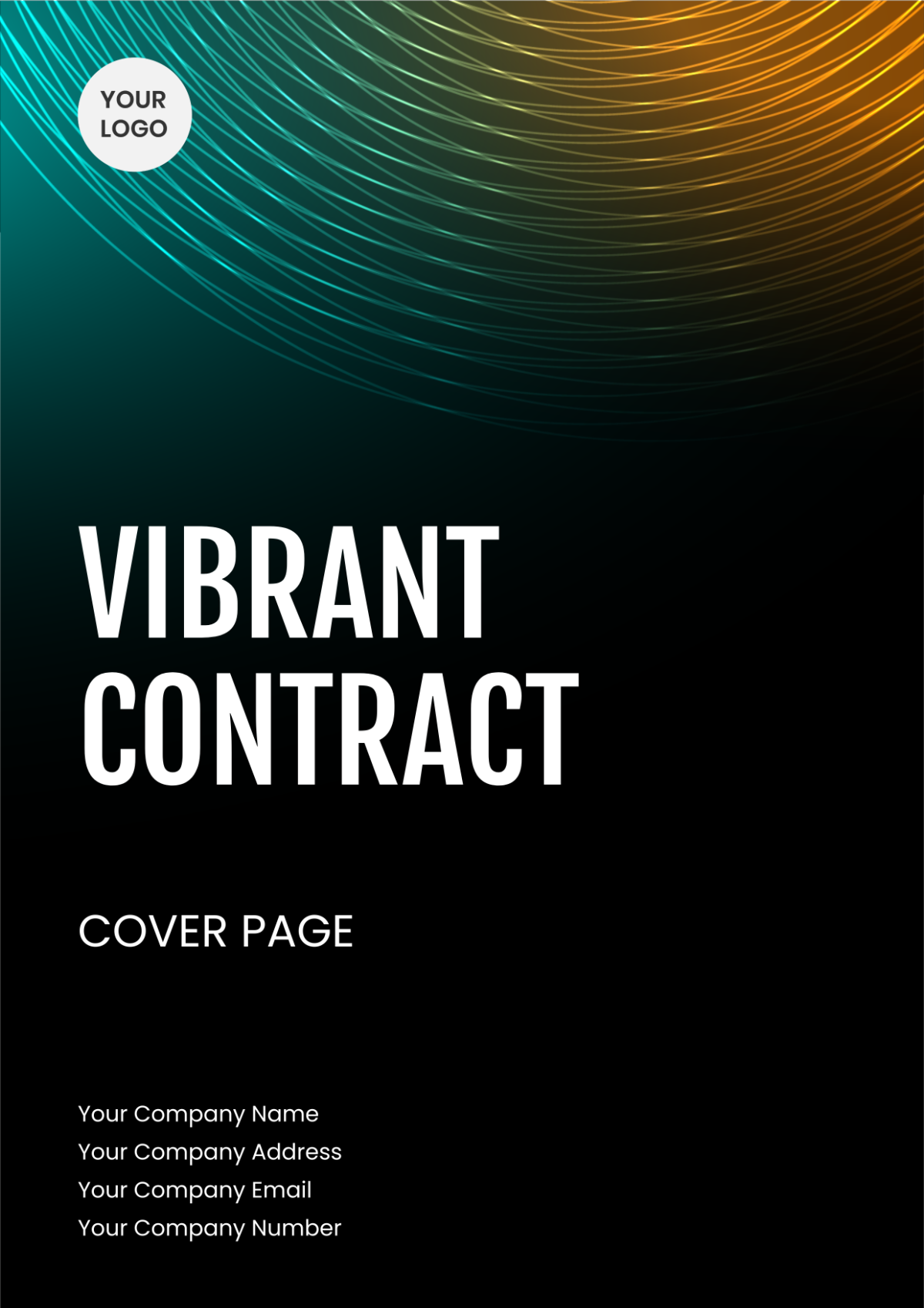 Vibrant Contract Cover Page