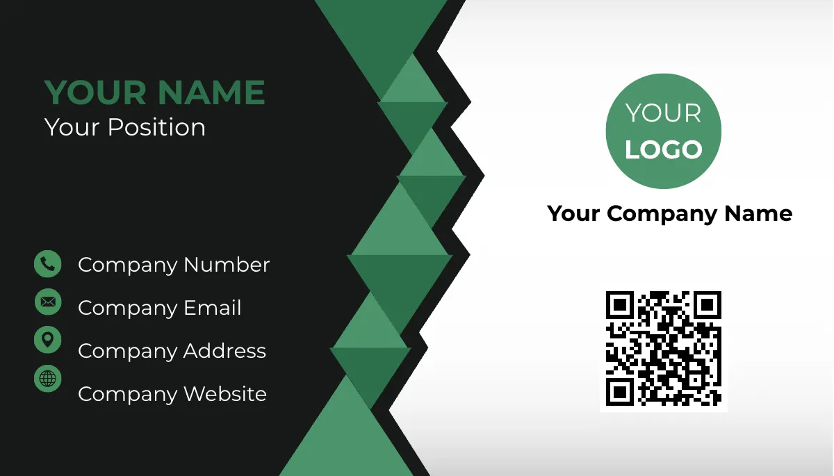 Free Accounts Payable Manager Business Card Template to Edit Online