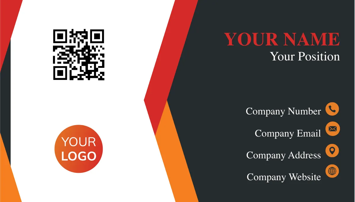 Free Accounts Receivable Manager Business Card Template to Edit Online