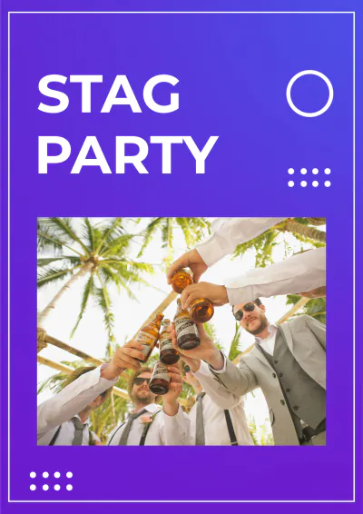 Free Stag Do Itinerary Template to Edit Online