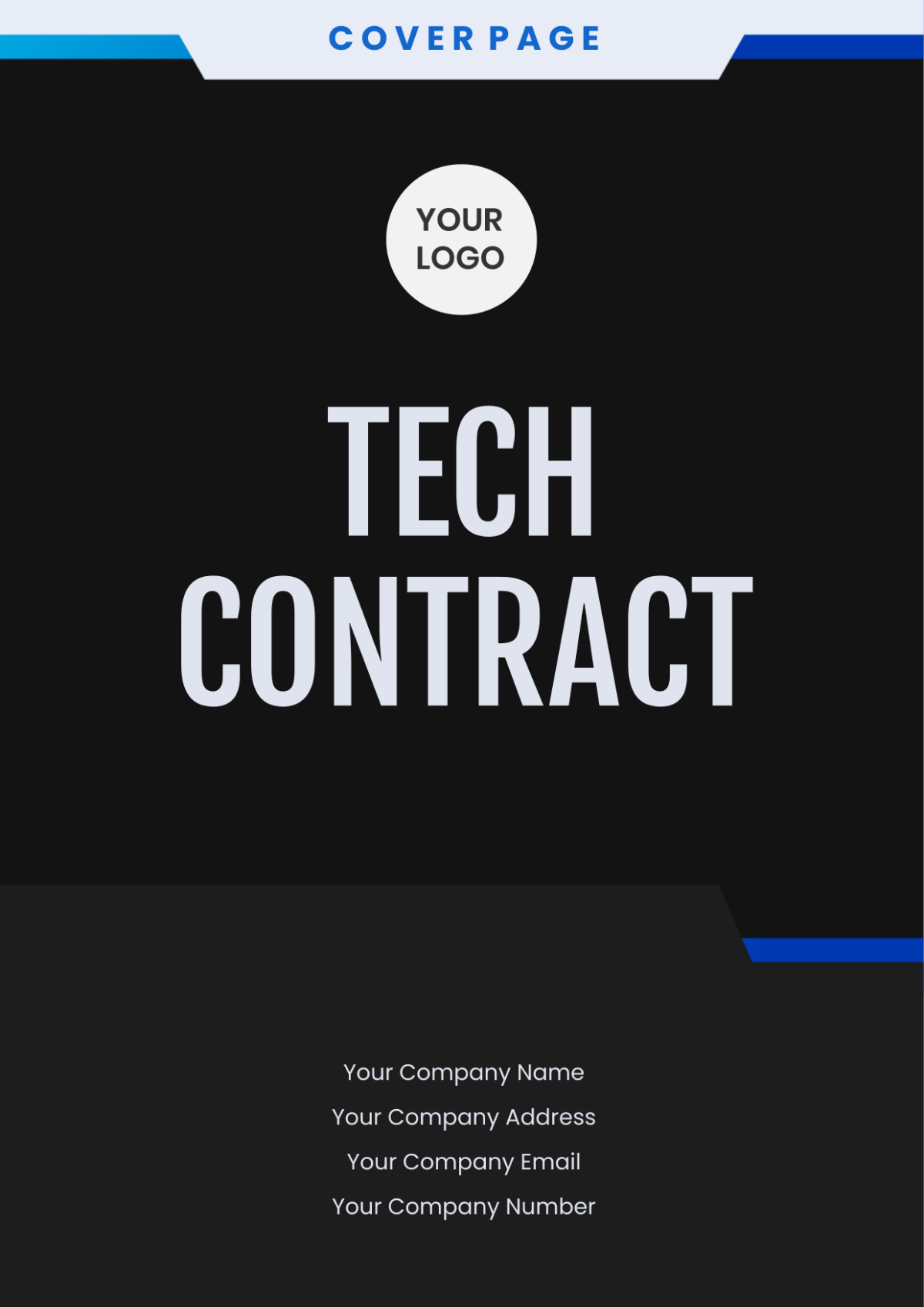 Tech Contract Cover Page