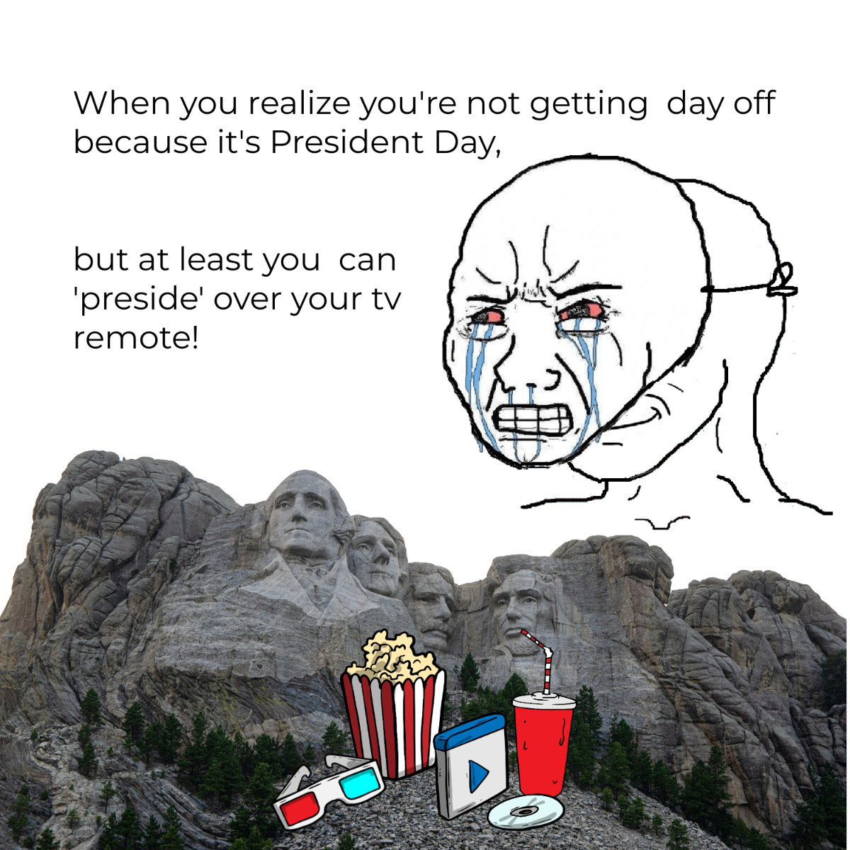 Funny President's Day Meme Template
