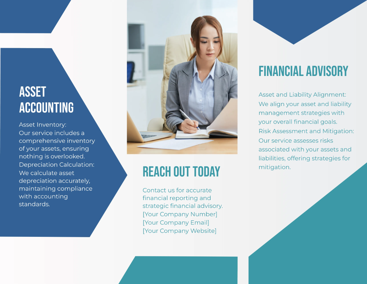 Free Asset and Liability Accounting Brochure Template to Edit Online