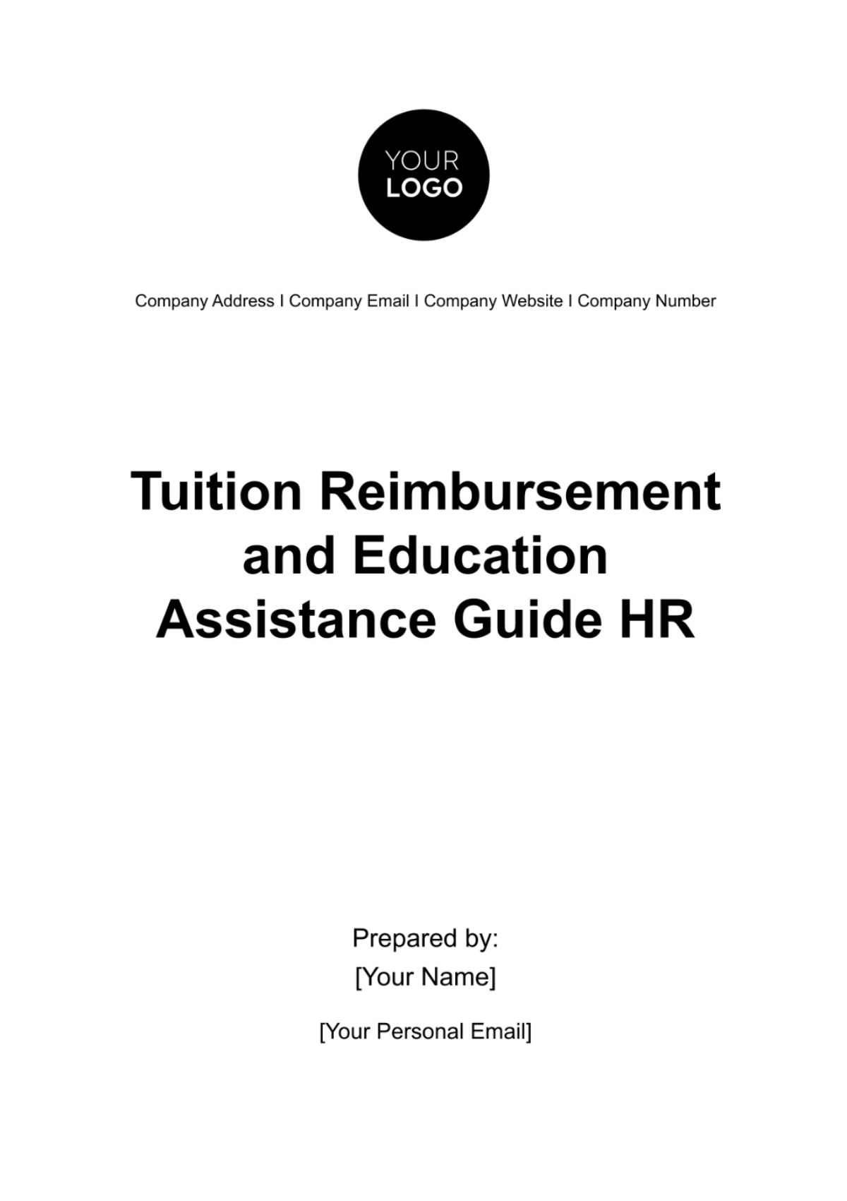 Free Tuition Reimbursement and Education Assistance Guide HR Template