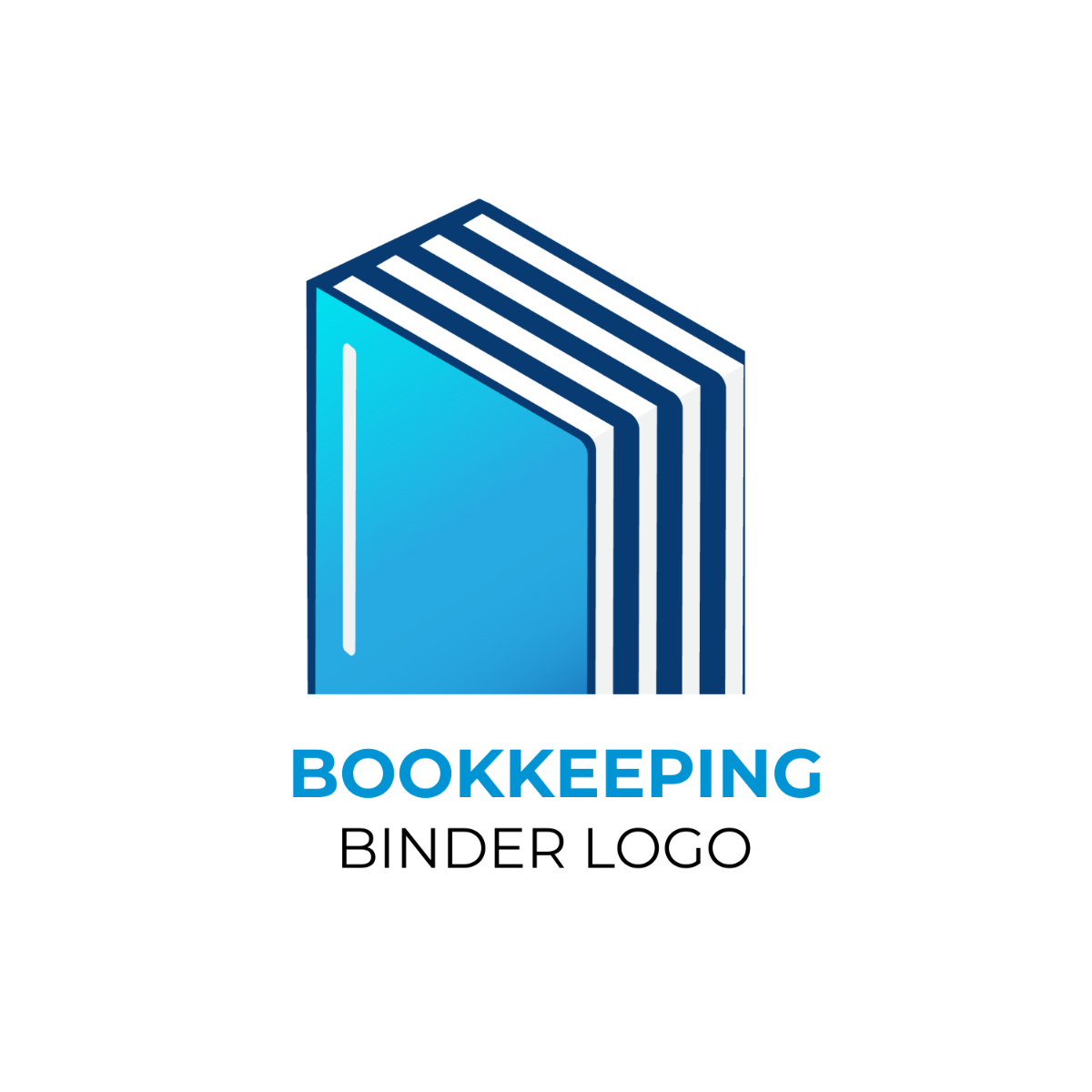 Bookkeeping Binder Logo Template