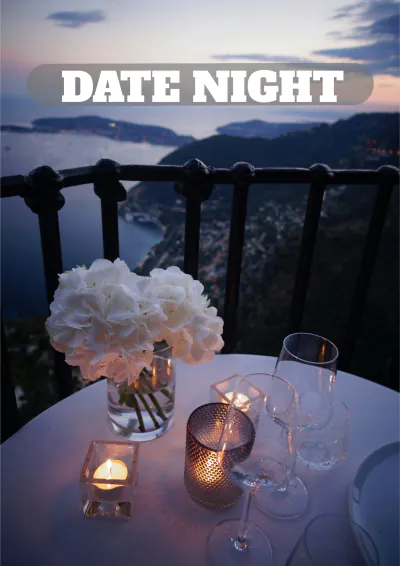 Free Date Night Itinerary Template to Edit Online