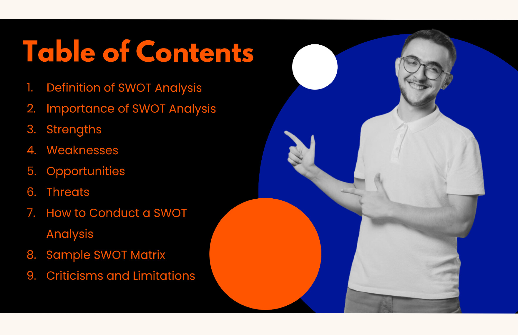 SWOT Analysis for Students Template