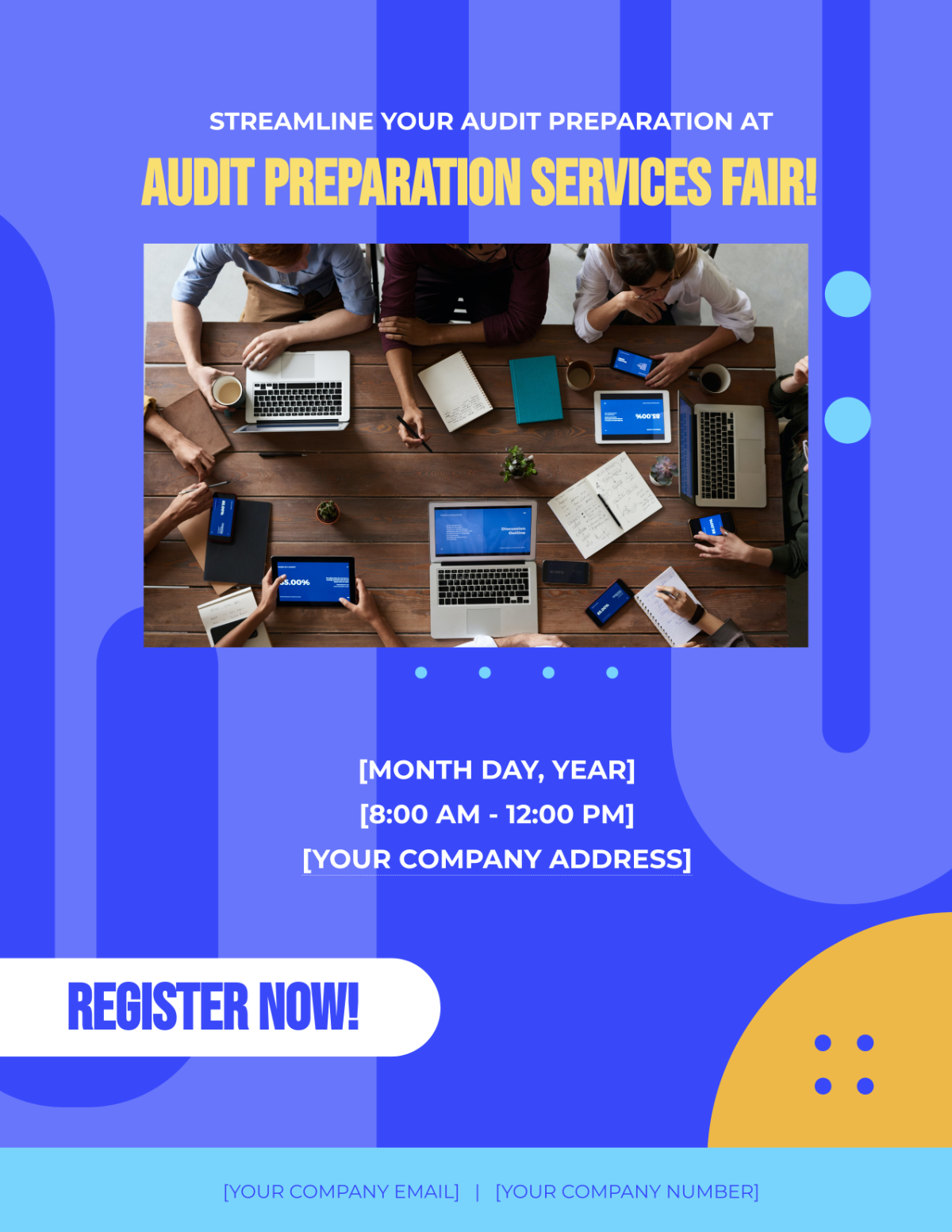 Audit Preparation Services Fair Flyer Template