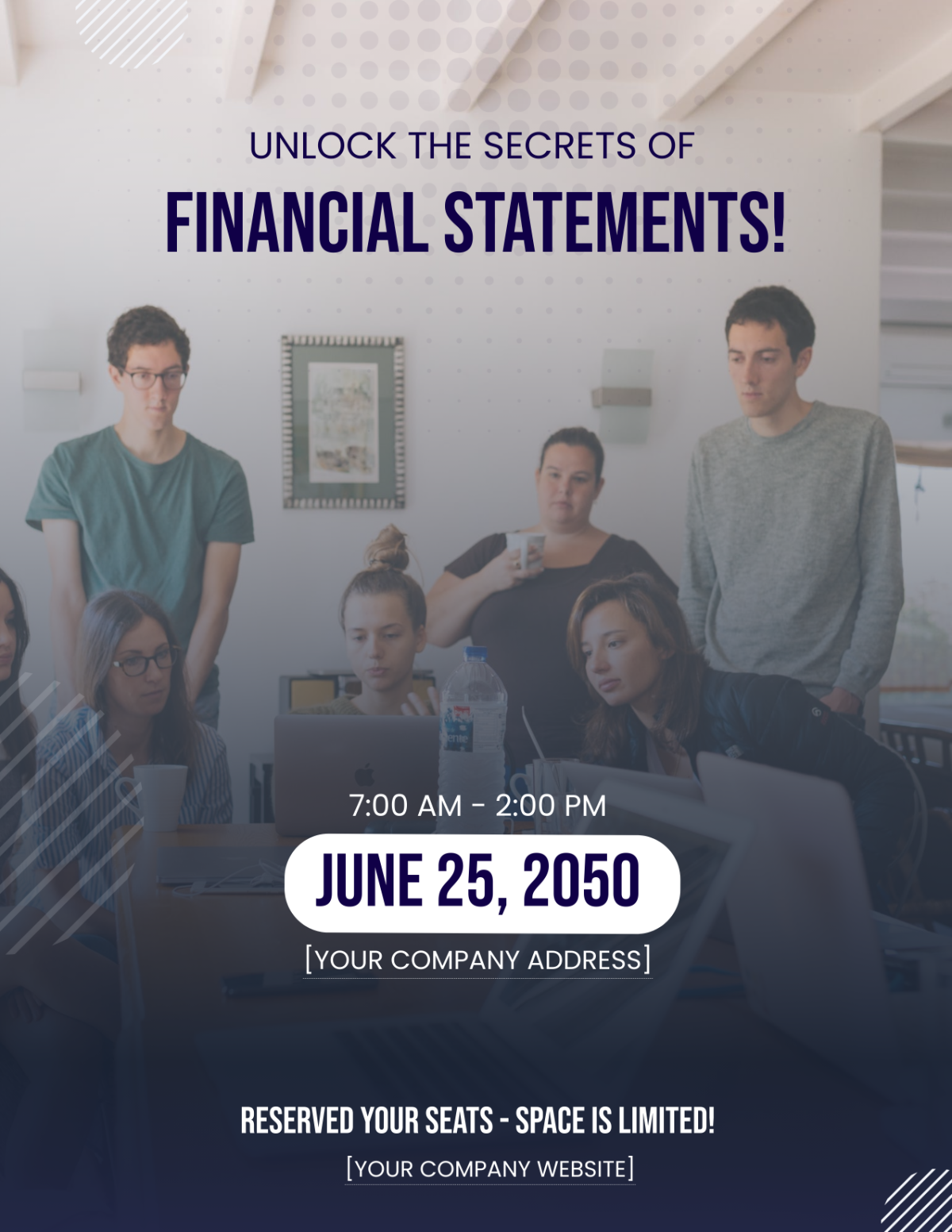 Financial Statement Analysis Workshop Flyer Template