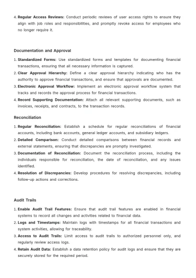 Free Accounting Internal Audit Control Document Template to Edit Online