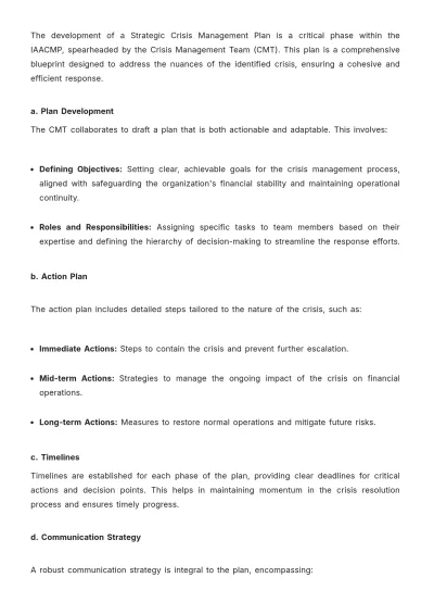 Free Internal Audit Accounting Crisis Management Protocol Template to Edit Online