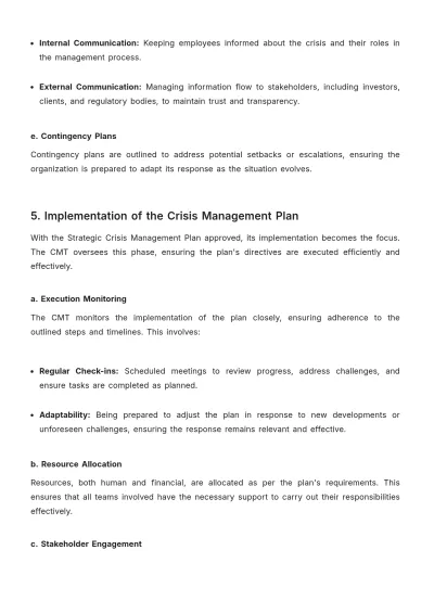 Free Internal Audit Accounting Crisis Management Protocol Template to Edit Online