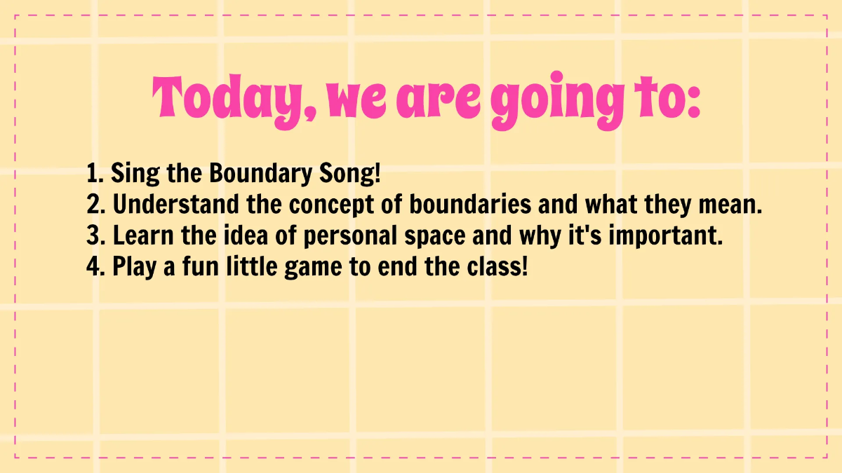 Free Setting and Respecting Boundaries Template to Edit Online
