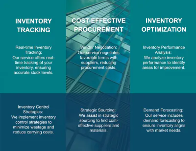 Free Inventory Management and Accounting Brochure Template to Edit Online