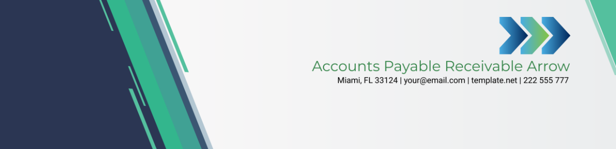 Accounts Payable/Receivable Arrow Header