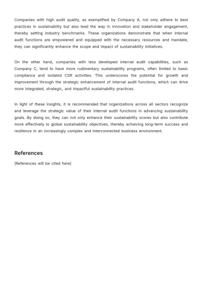 Free Internal Audit Accounting Sustainability Study Template to Edit Online
