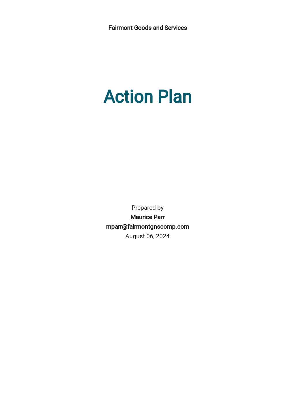 Free Sales and Marketing Action Plan Template.jpe