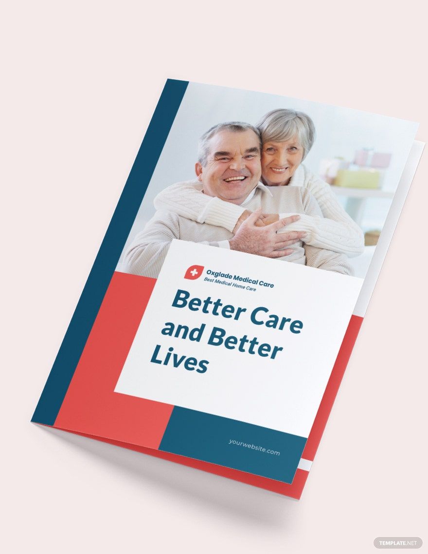 Medical Home Care Bi-Fold Brochure Template