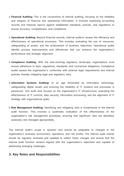 Free Internal Audit Accounting Evaluation Manual Template to Edit Online