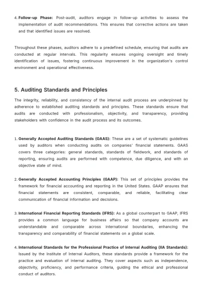Free Internal Audit Accounting Evaluation Manual Template to Edit Online