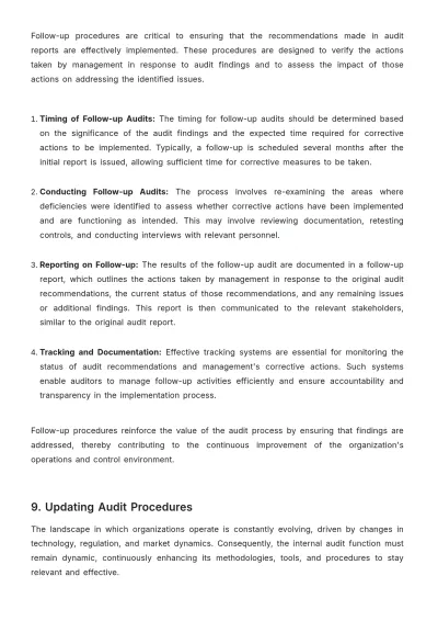 Free Internal Audit Accounting Evaluation Manual Template to Edit Online