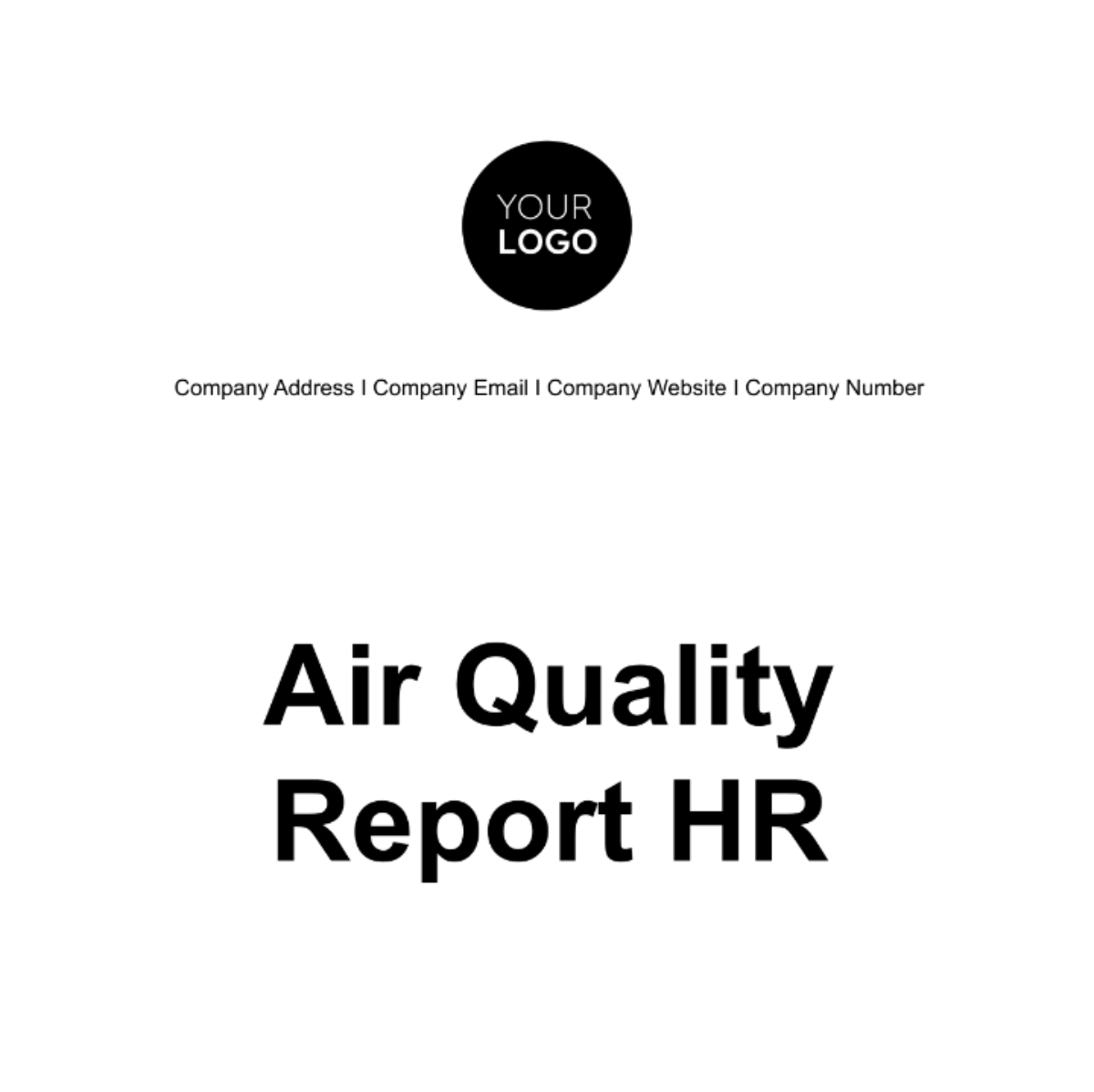 Air Quality Report HR Template - Edit Online & Download