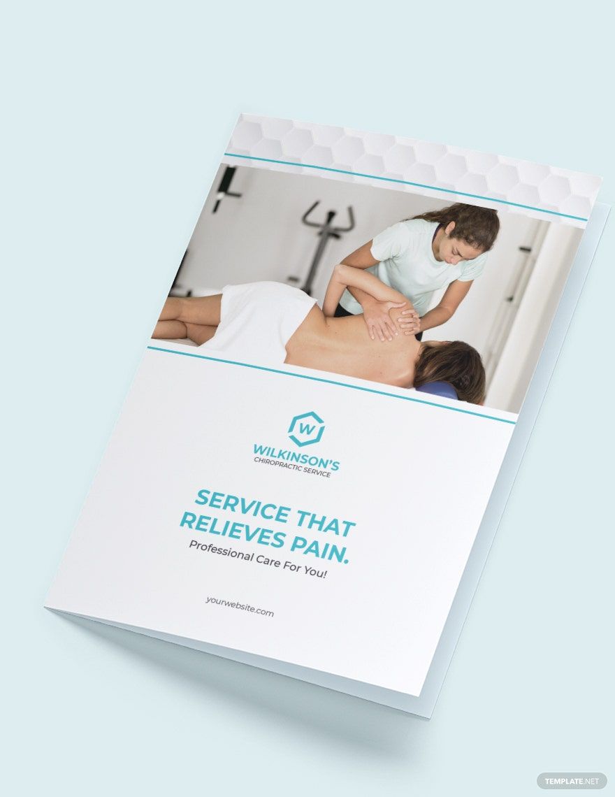 Medical Spa Bi-Fold Brochure Template