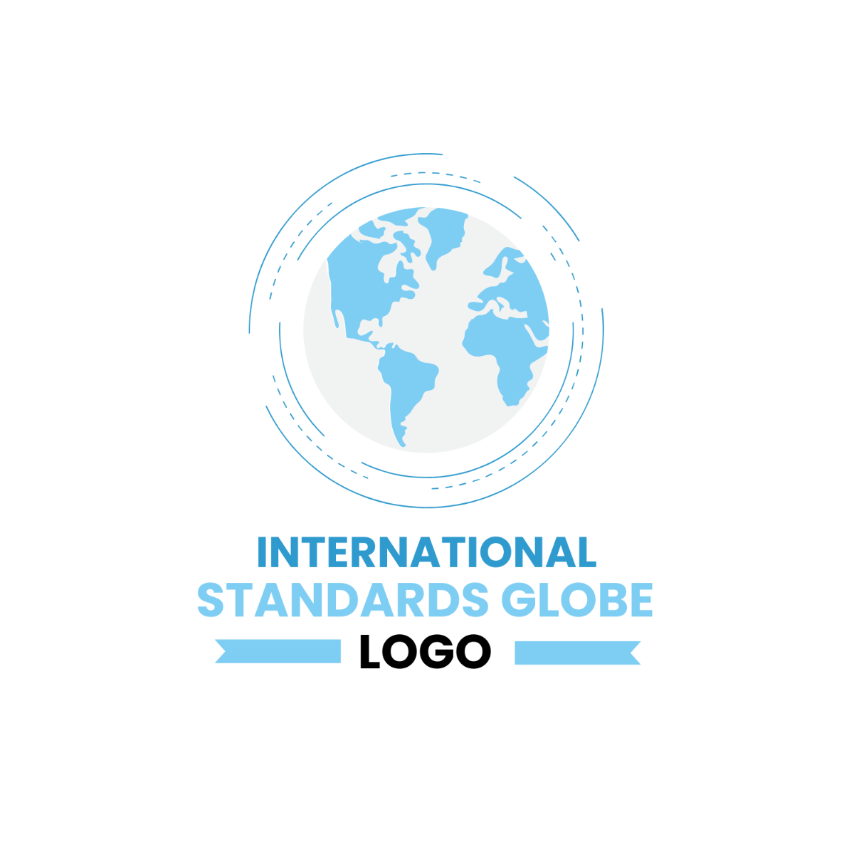 Free International Standards Globe Logo Template