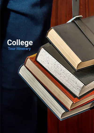 Free College Tour Itinerary Template to Edit Online